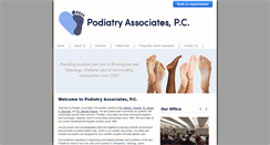 Desktop Screenshot of podiatryassocpc.com