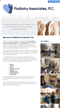 Mobile Screenshot of podiatryassocpc.com